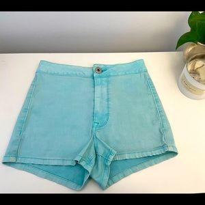 Bullhead Denim Turquoise Shorts